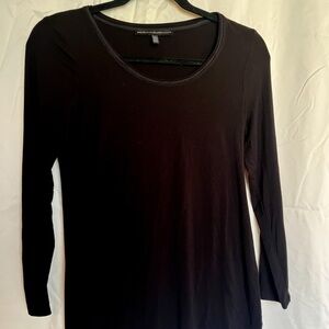 White House Black Market Dark Long Sleeve Top